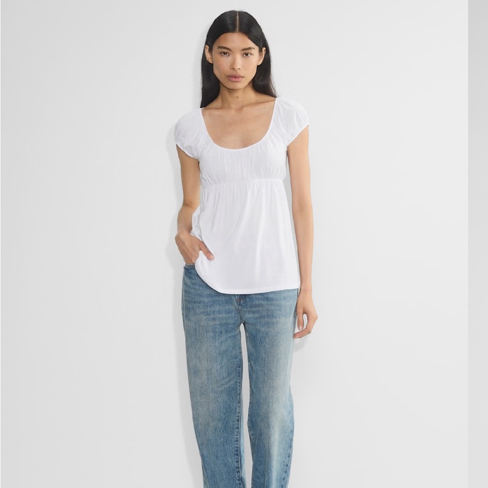 Aritzia Wilfred Goodlux Dainty  babydoll top Large